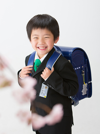 小学校の入学写真