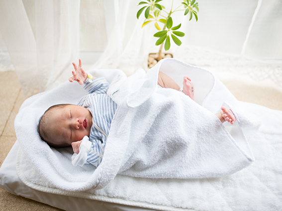 病院での新生児