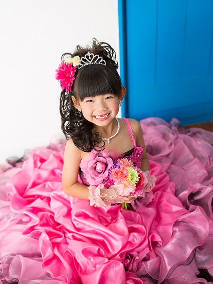 7歳ドレスの753