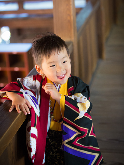 3歳の七五三ロケ