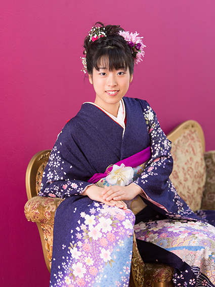 成人,着物,ハタチ,スタジオ