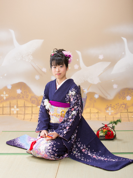 成人,着物,ハタチ,スタジオ