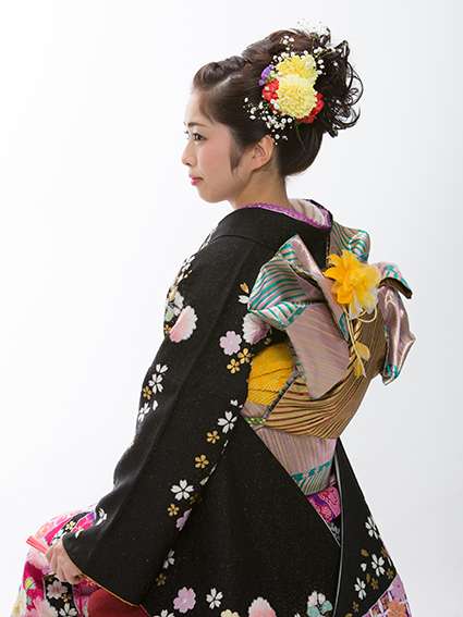 成人,着物,ハタチ,スタジオ