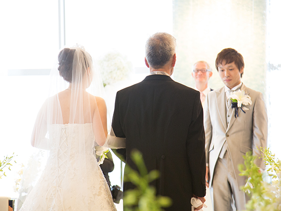 結婚式，当日スナップ，一人写し