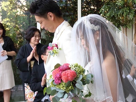 結婚式，当日スナップ